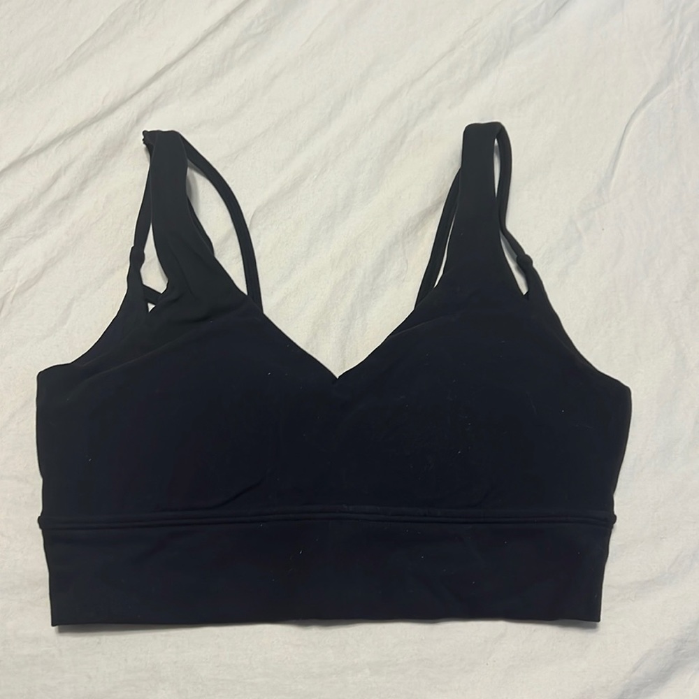 Small BuffBunny Monarch Sports Bra in Onyx Black